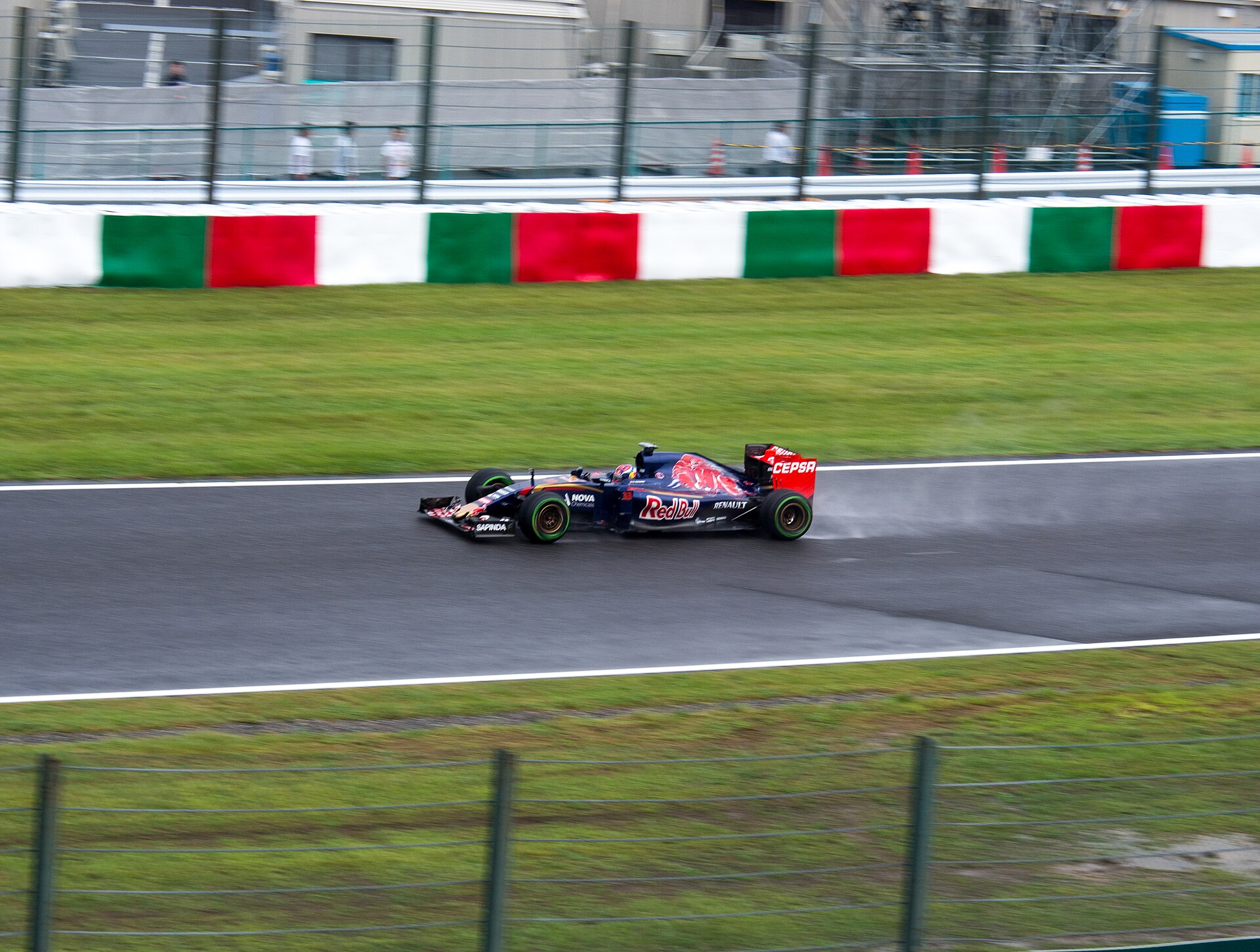 Max Verstappen driving the Toro Rosso STR10 in 2015.