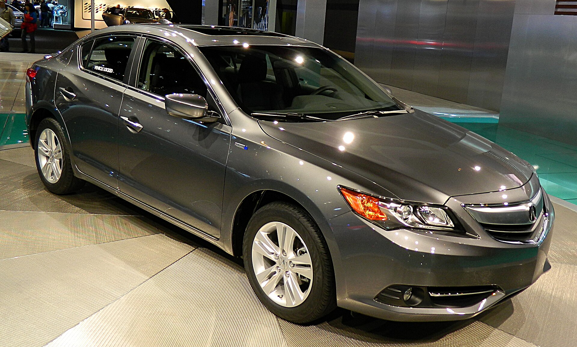 2013 Acura ILX on display at the Chicago Auto Show
