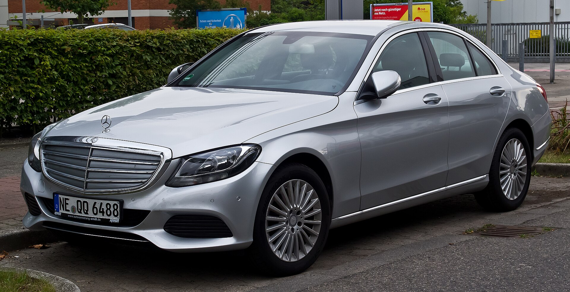 Mercedes-Benz C 220 BlueTEC Exclusive (W205), 2014, front view