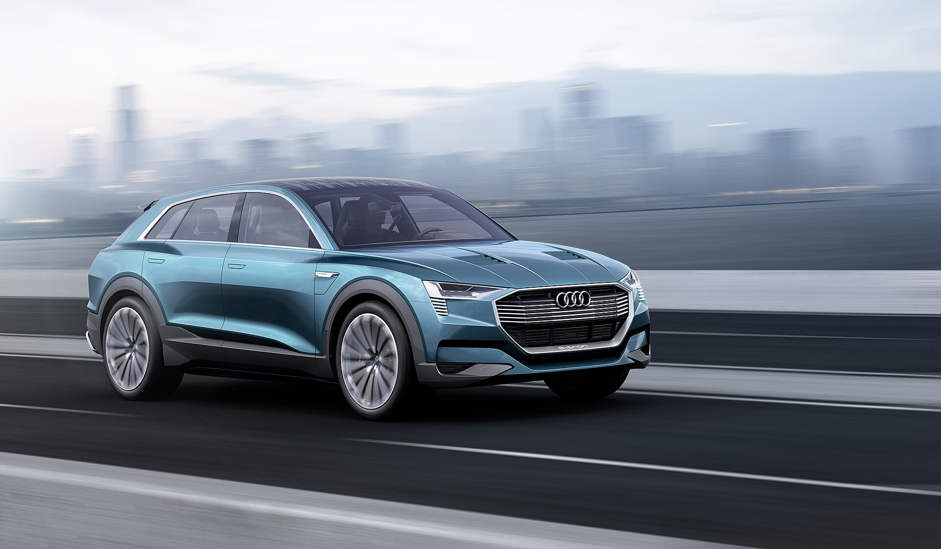 Audi e-tron quattro concept at the 2015 IAA Frankfurt Motor Show