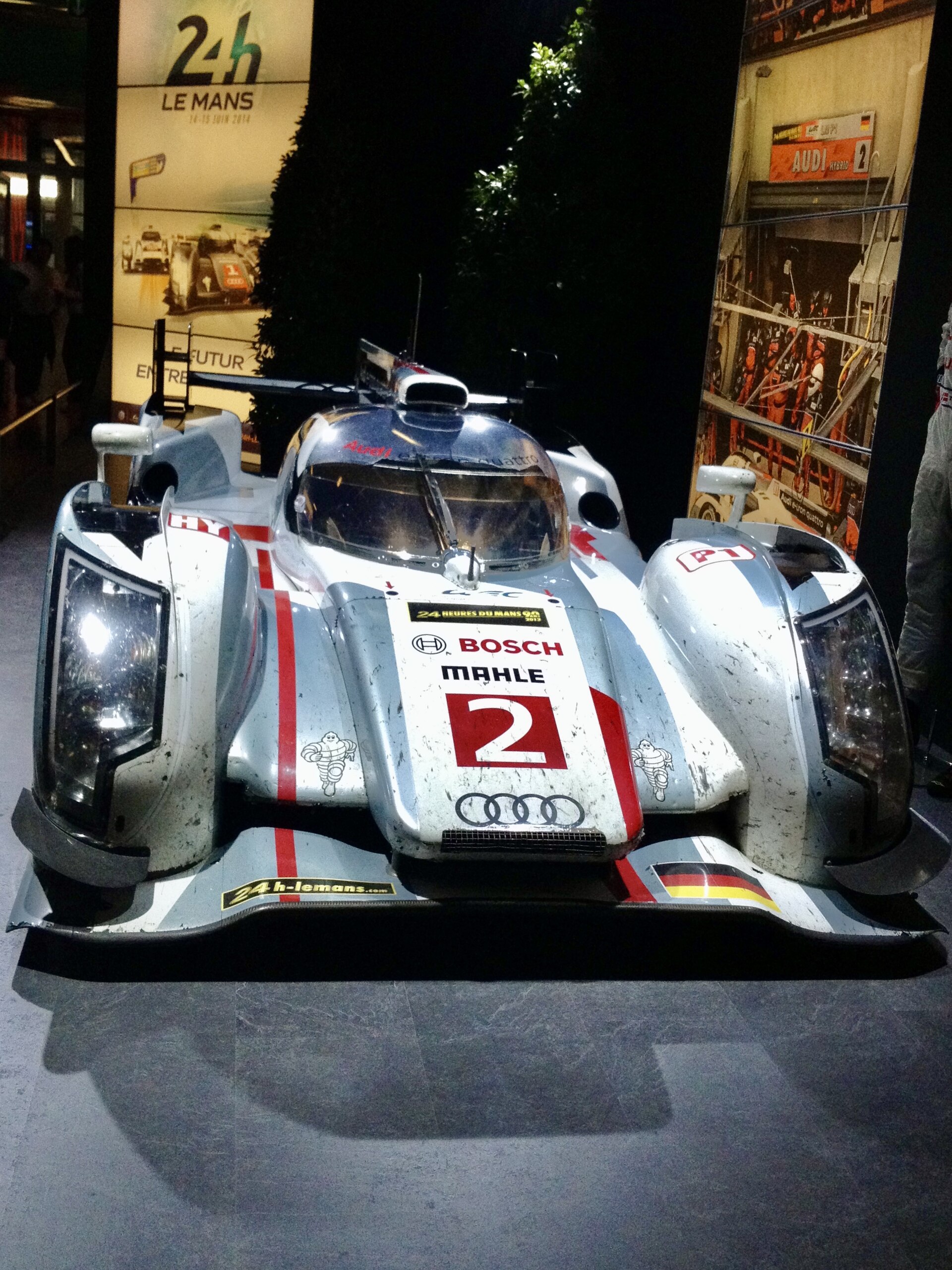 2013 Le Mans Audi R18 E-Tron Quattro driven by Duval, Kristensen, and McNish.