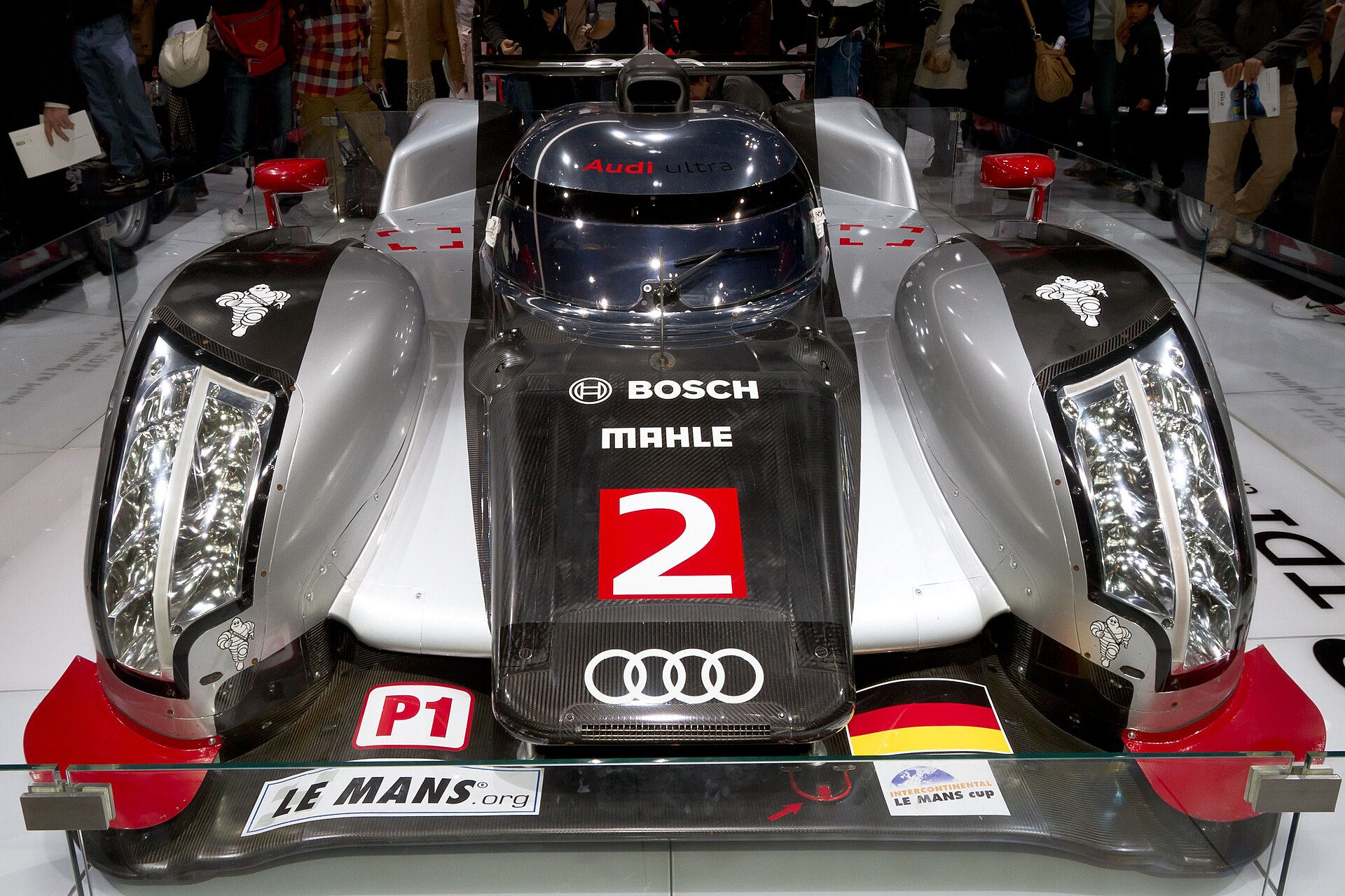Audi R18 TDI at the 2011 Tokyo Motor Show