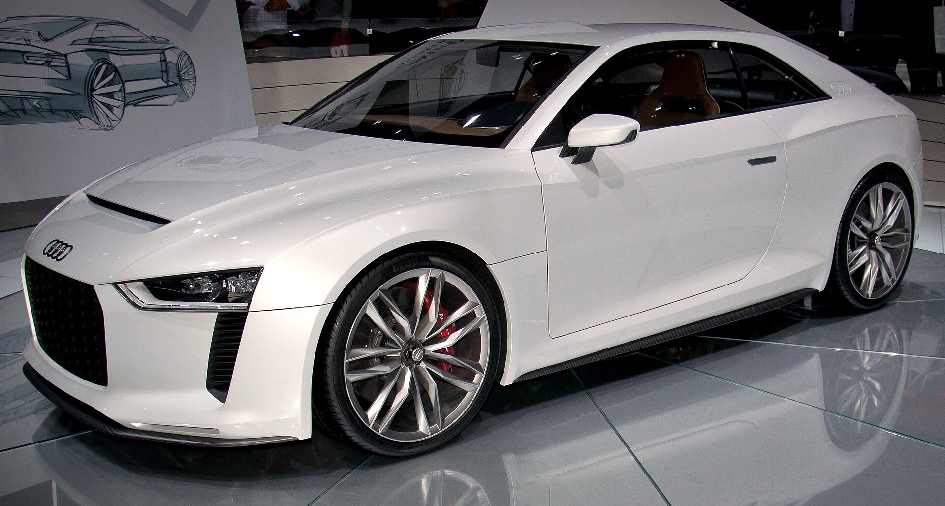 Audi Quattro Concept front view
