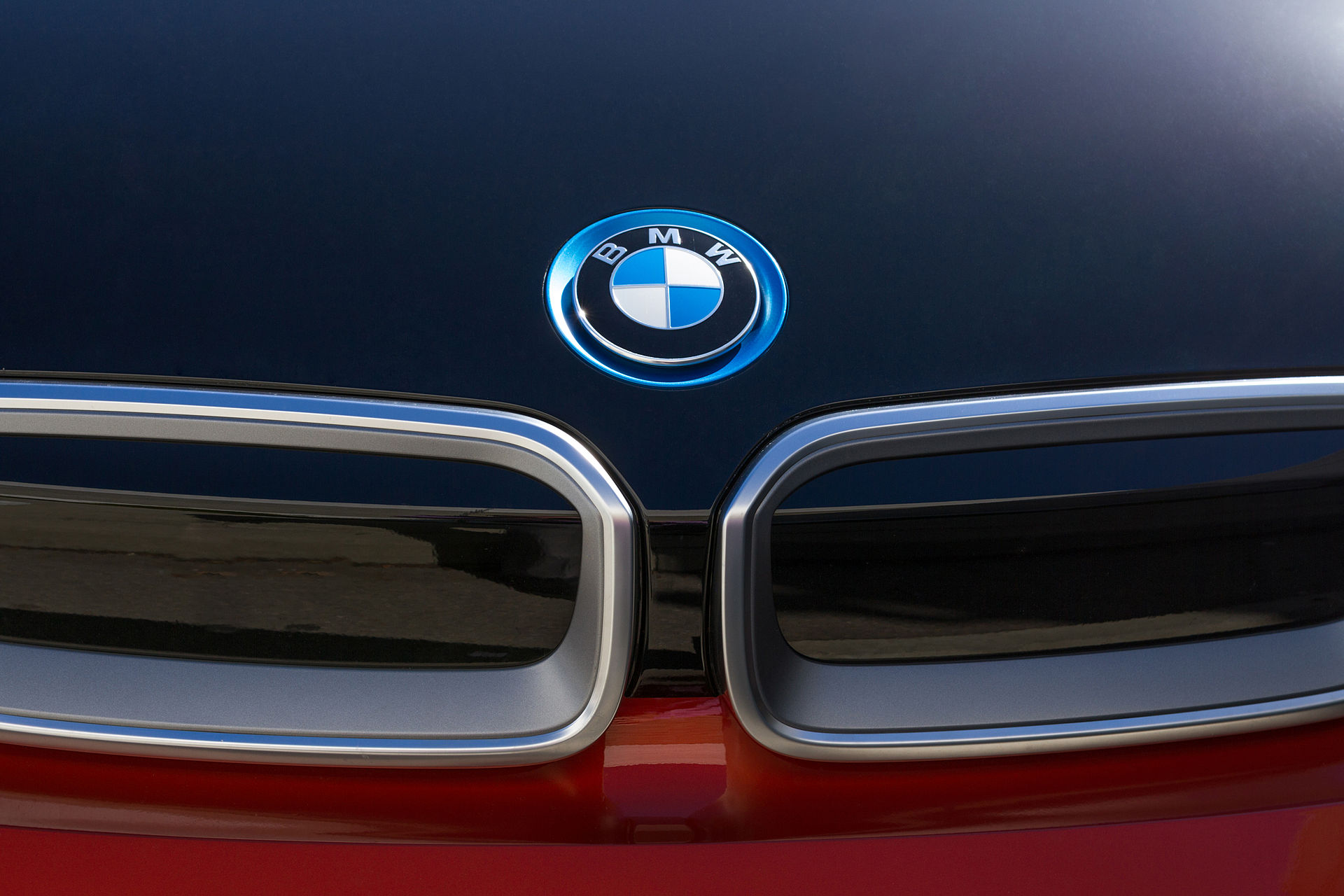 BMW i3 electric car, front view