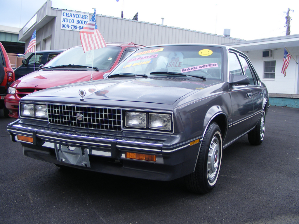 1982 Cadillac Cimarron, front left view