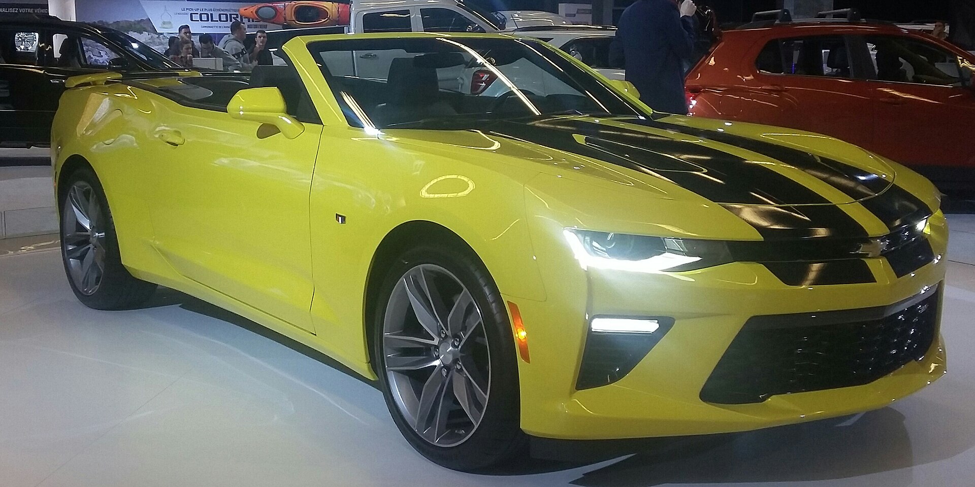 2016 Chevrolet Camaro Convertible at the 2016 MIAS