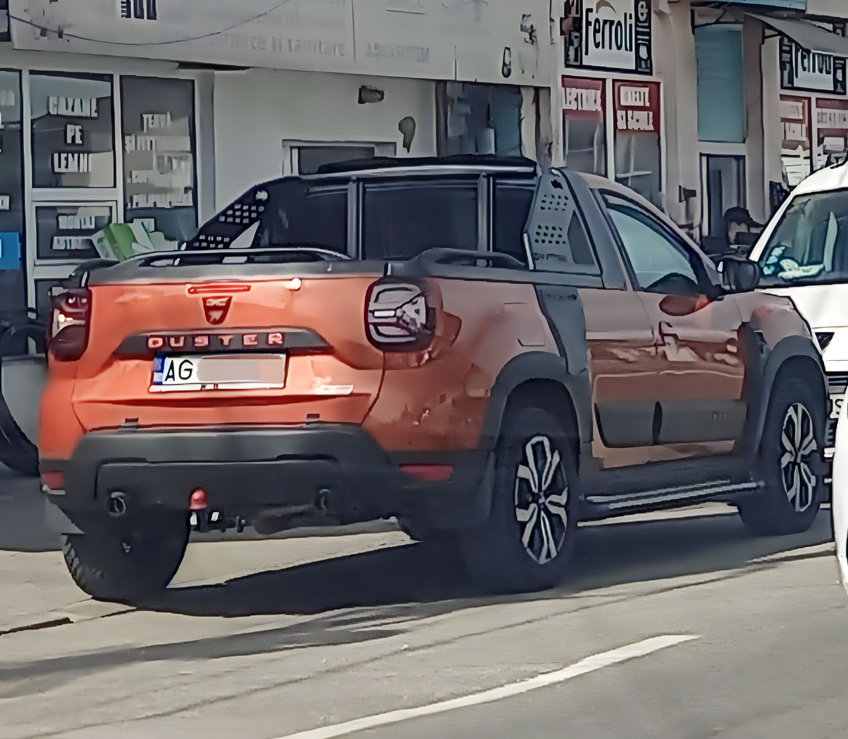 Dacia Duster Pick-Up prototype spotted in Romania