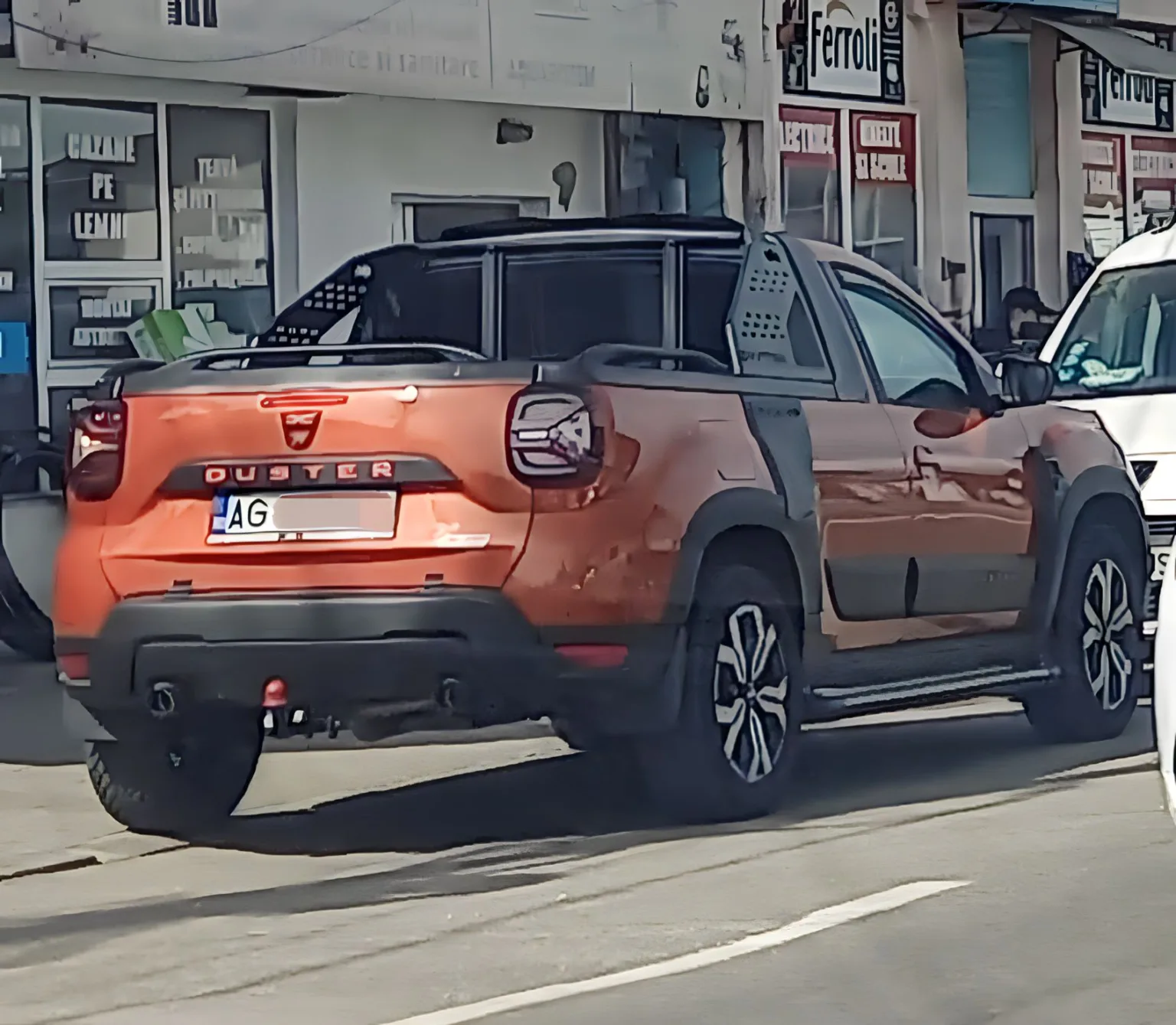 Dacia Duster Pick-Up prototype spotted in Romania