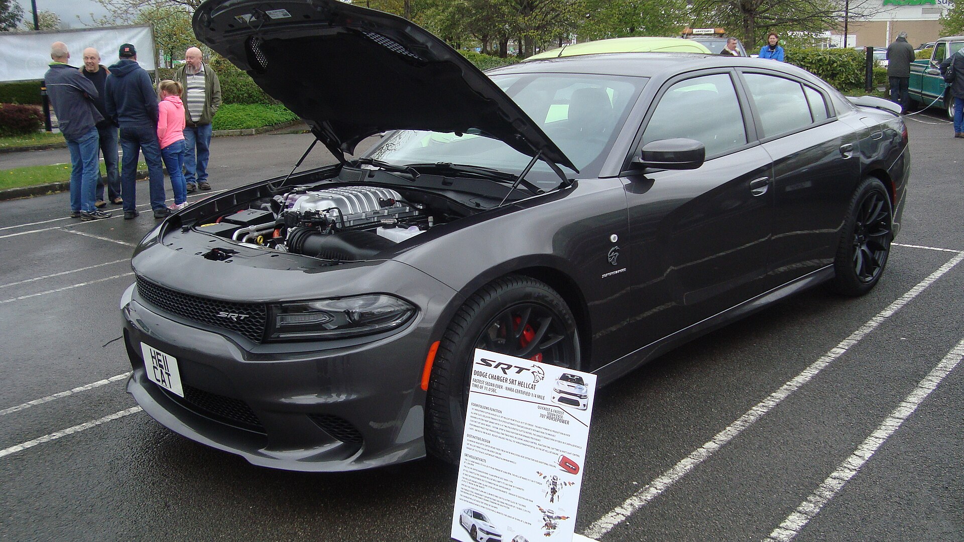 2015 Dodge Charger SRT Hellcat front view