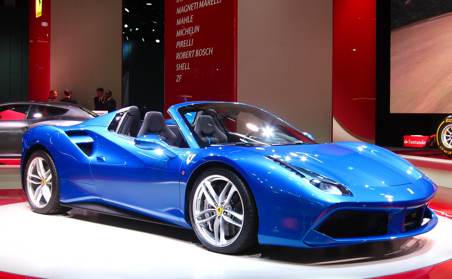 Ferrari 488 Spider front view