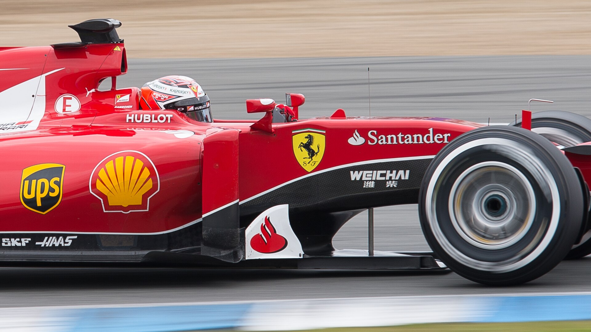 Ferrari SF15-T Formula One car from the 2015 season.