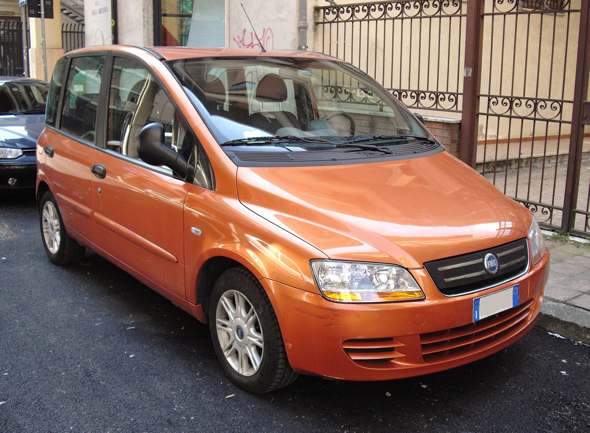 2008 Fiat Multipla, facelifted second generation (1998–2010)