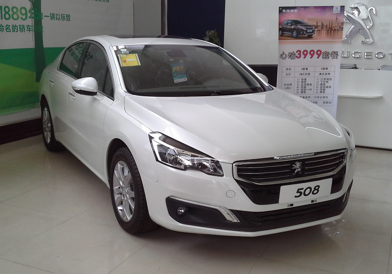 2015 Peugeot 508 facelift in China