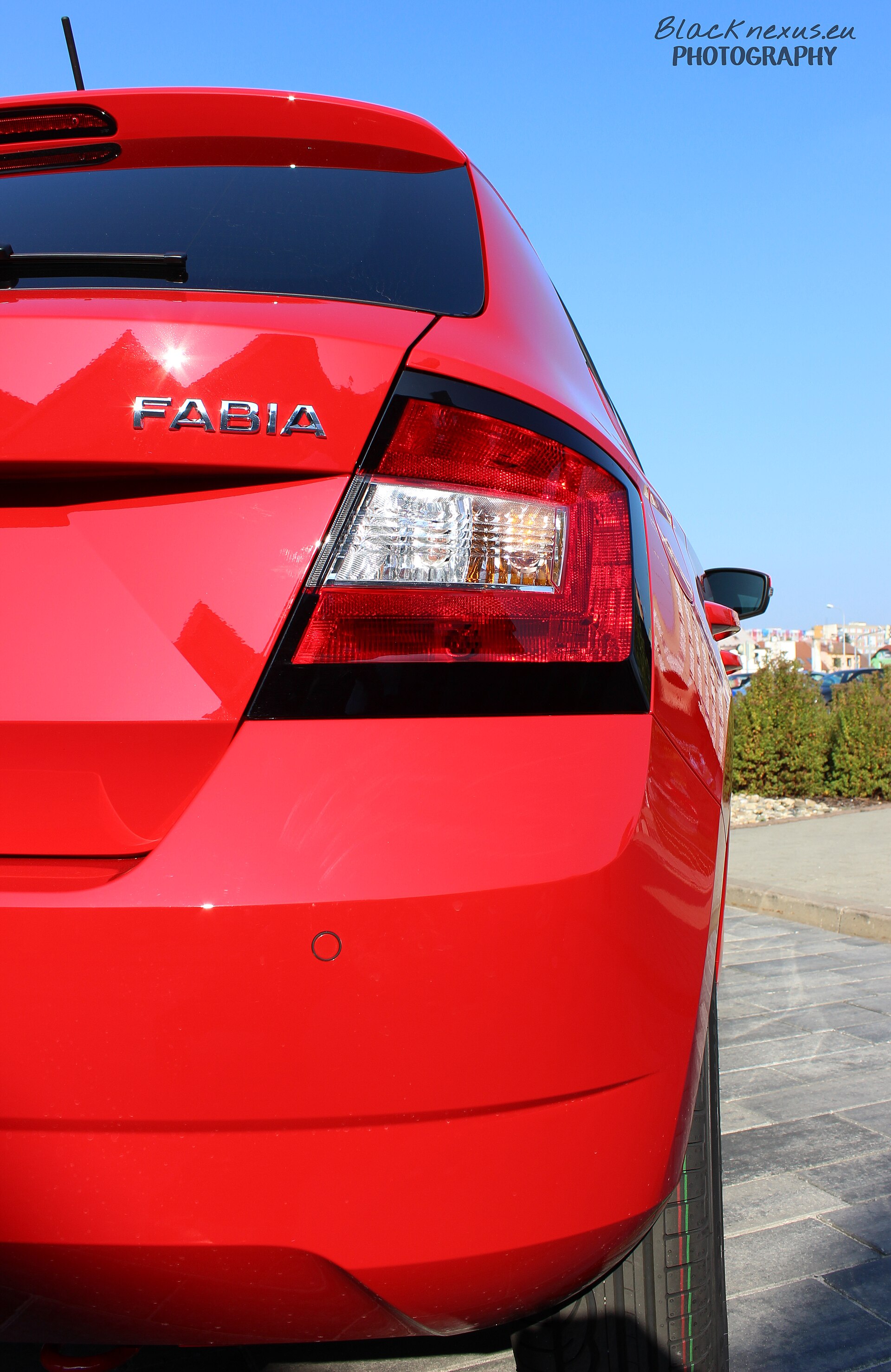 Rear view of a third-generation Škoda Fabia