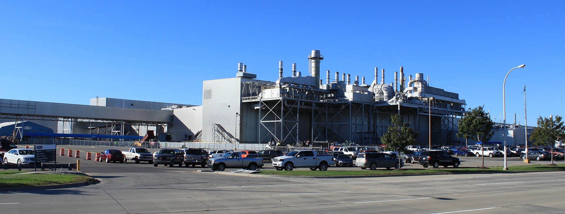Ford Michigan Assembly Plant in Michigan, exterior view.