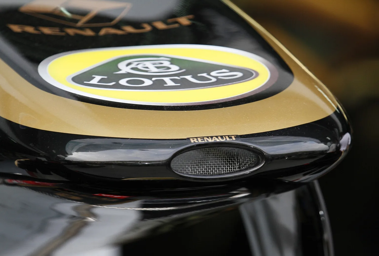 Renault R31 nose logo at the 2011 Malaysian Grand Prix.