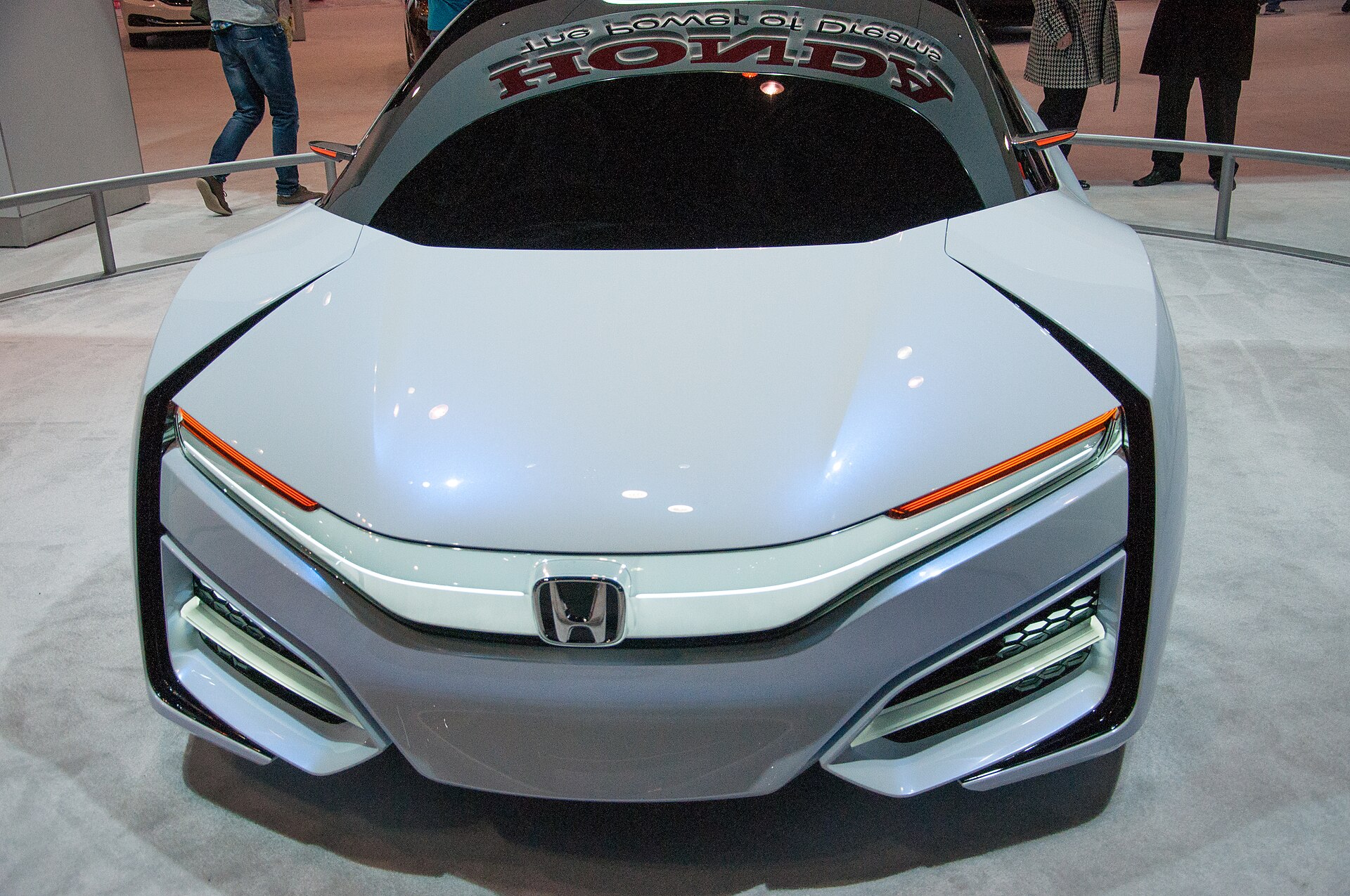 2014 Honda FCEV Fuel Cell Electric Vehicle Concept at an auto show