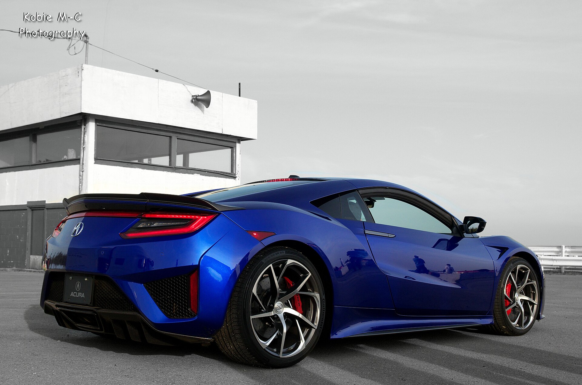 2017 Acura NSX prototype undergoing testing at the Nürburgring