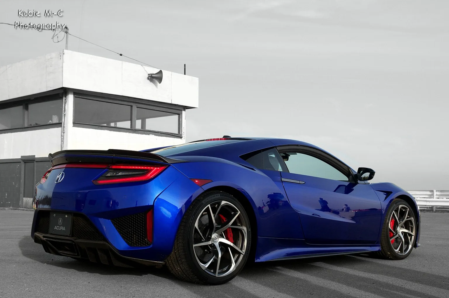 2017 Acura NSX prototype undergoing testing at the Nürburgring