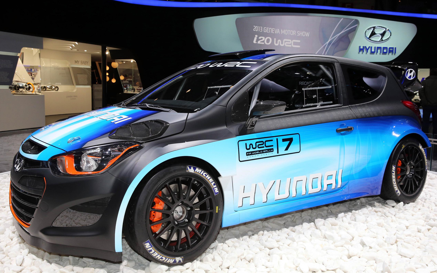 Hyundai i20 WRC at the 2013 Geneva Motor Show
