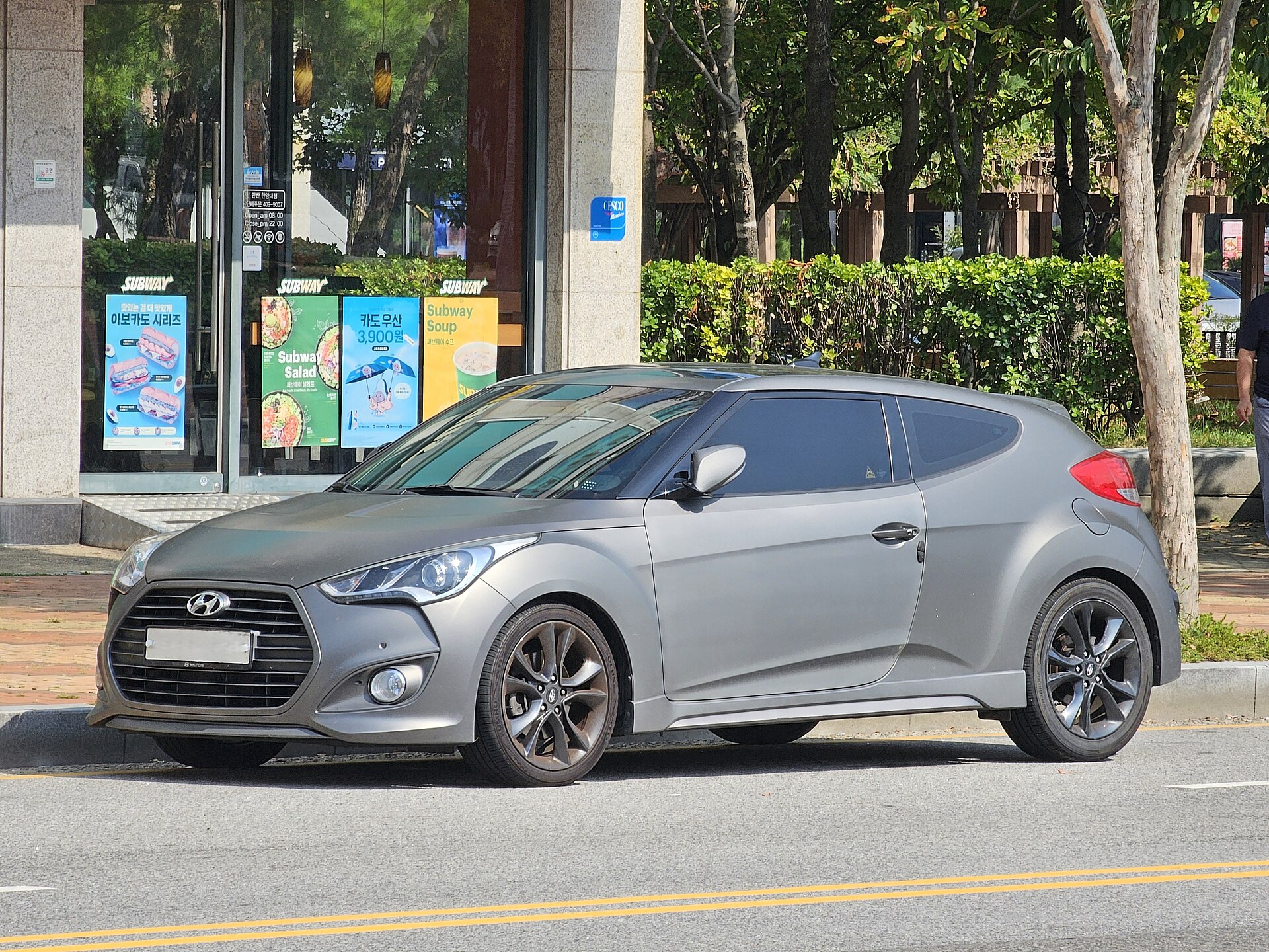 Hyundai Veloster Turbo 1.6 FS in Young Gun color