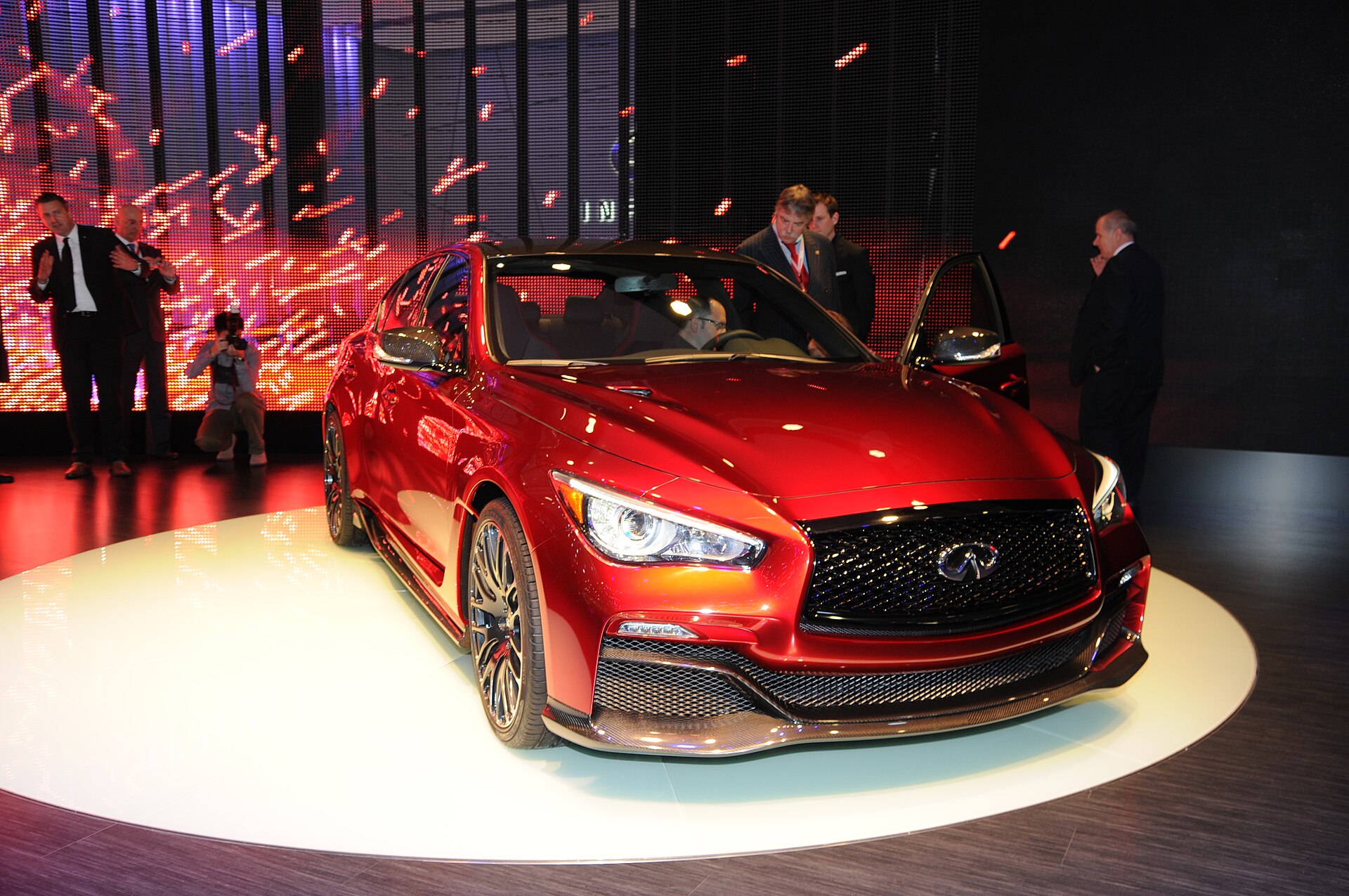 Infiniti Q50 Eau Rouge at the 2014 Geneva Motor Show