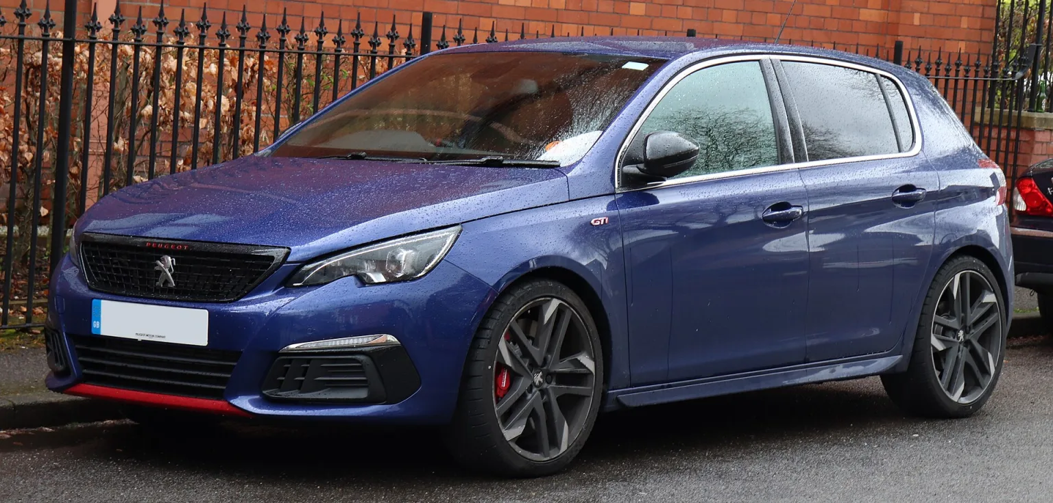 2018 Peugeot 308 GTi in profile view