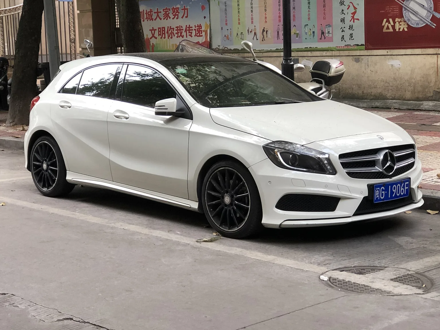 Mercedes-Benz A-Class W176 photographed in Sanming, 2022