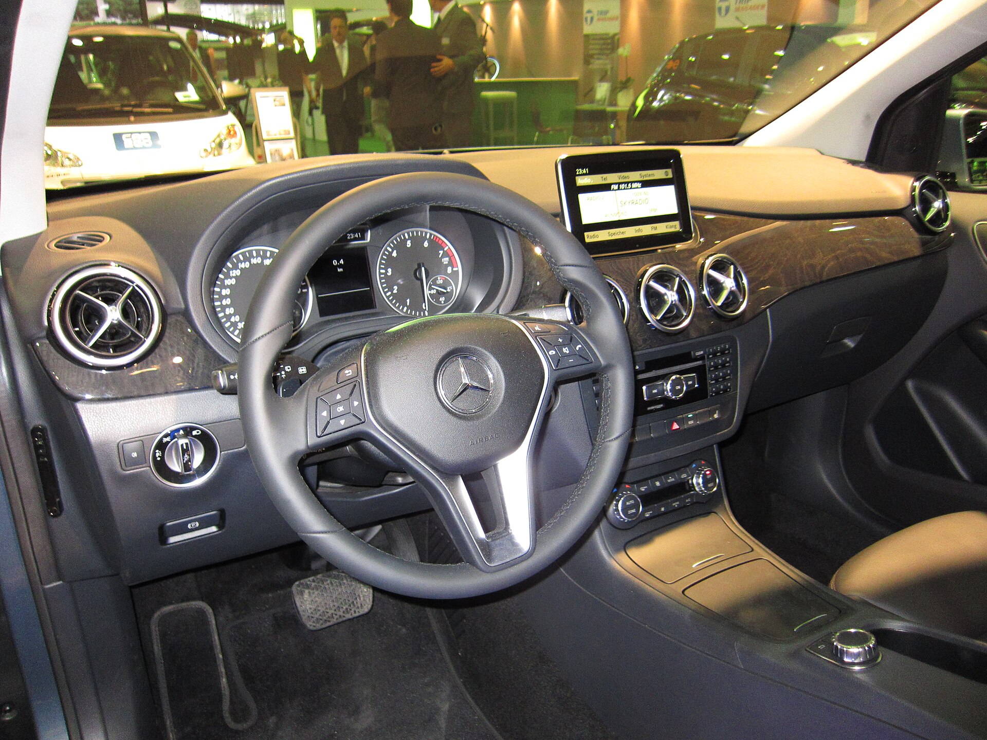 Interior of the Mercedes-Benz B 200 Natural Gas Drive