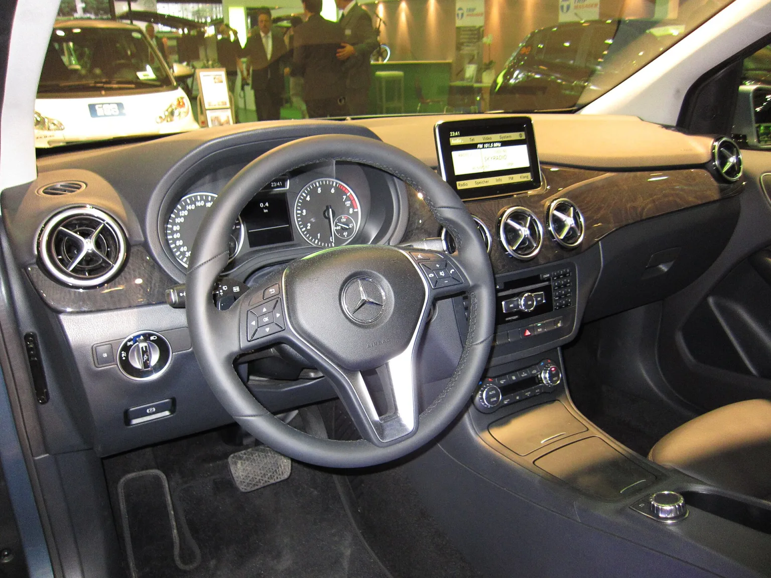 Interior of the Mercedes-Benz B 200 Natural Gas Drive