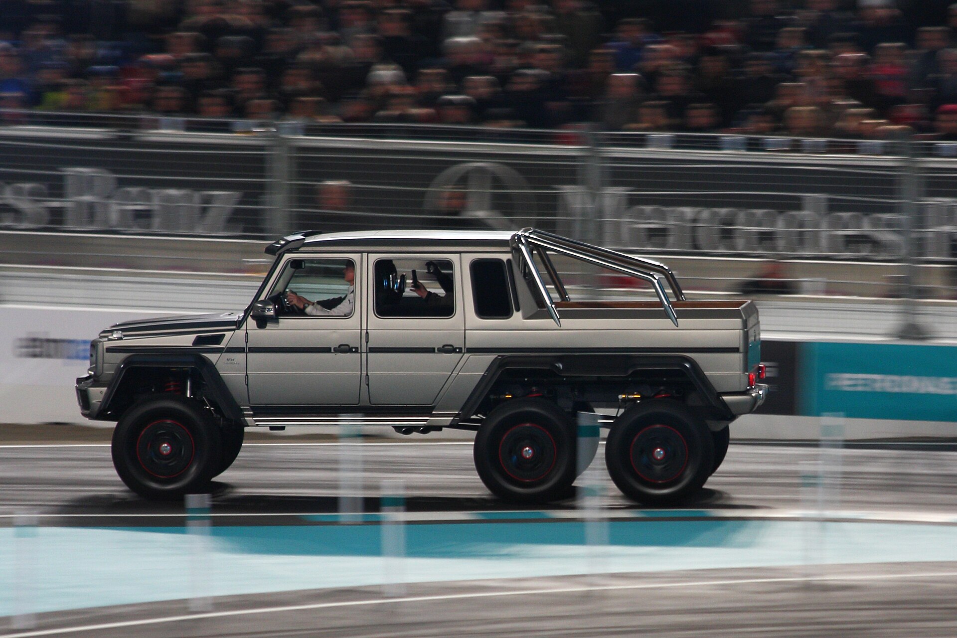 Mercedes-Benz G63 AMG 6x6 at StarsAndCars 2015 event.