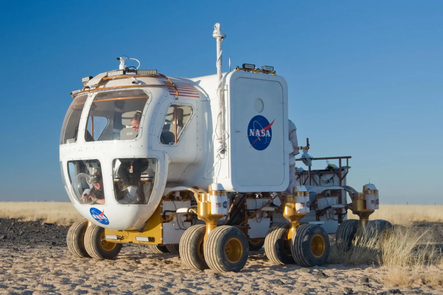 Lunar Electric Rover during 2008 desert testing