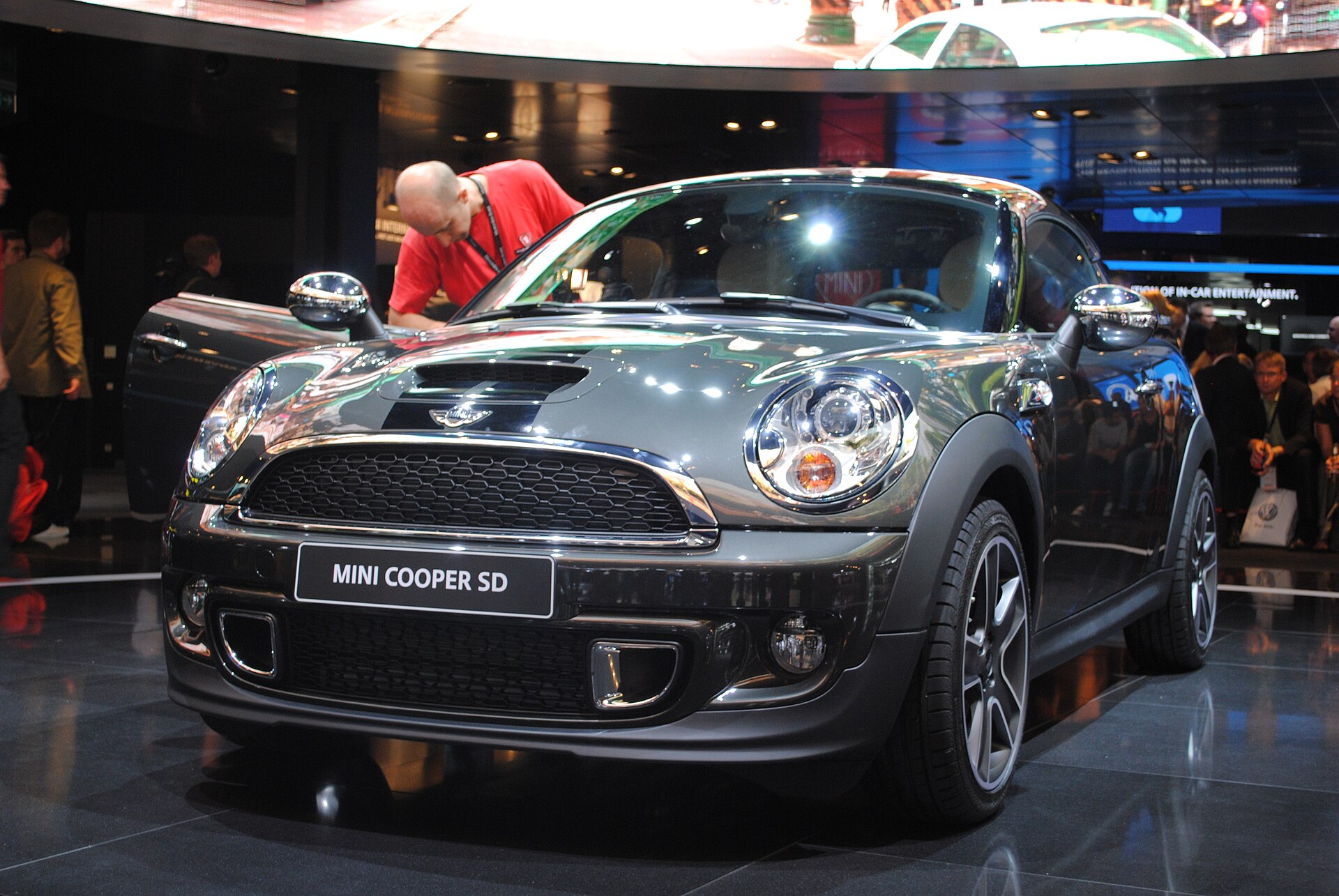 MINI Cooper SD, 2011 model, at the Frankfurt Motor Show.