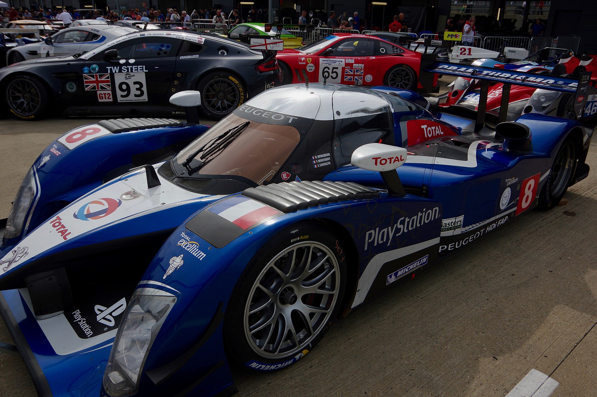 2011 Peugeot 908 at Le Mans, driven by Sarrazin, Montagny, and Minassian.