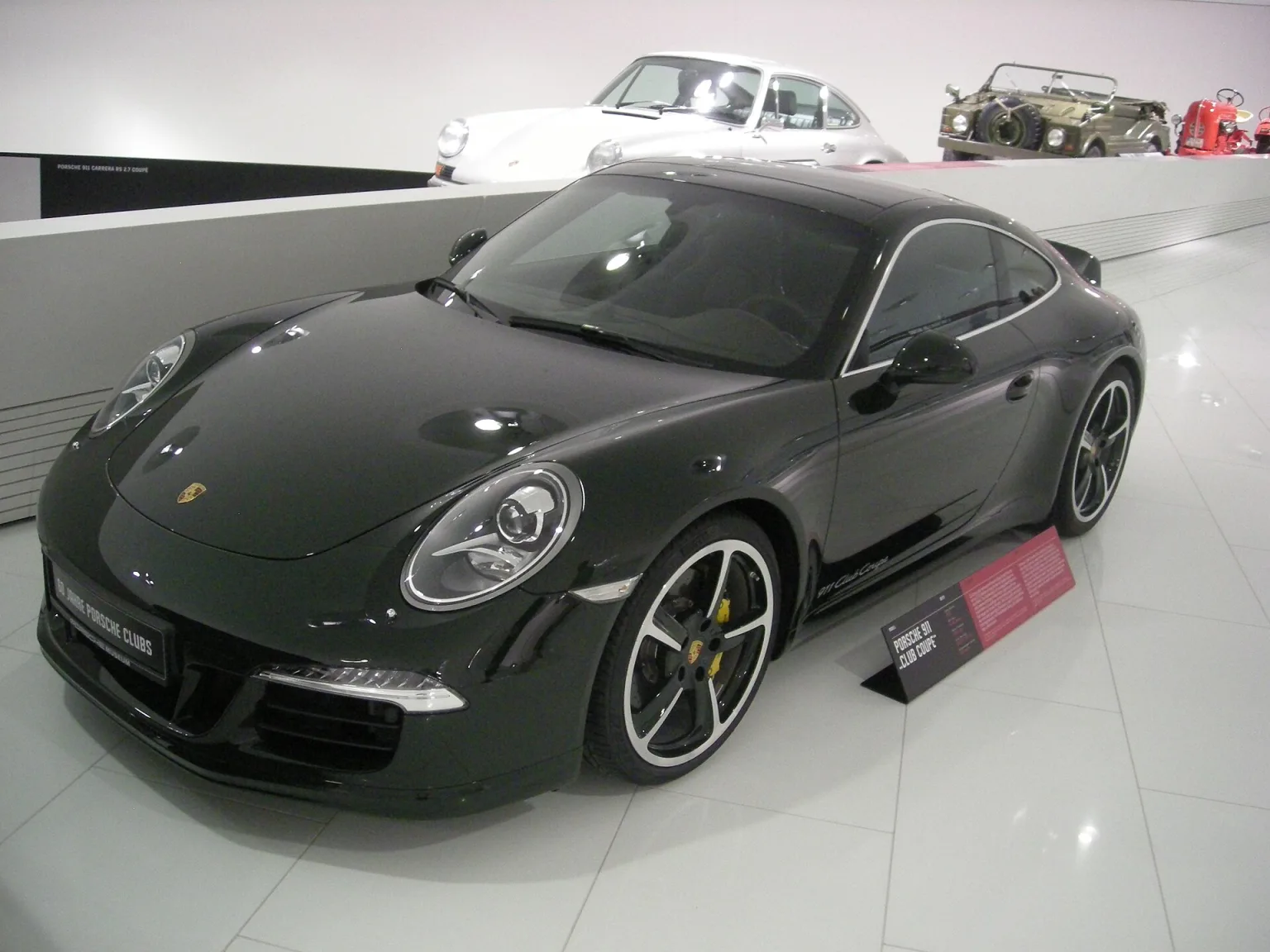 2012 Porsche 911 Club Coupe on display at the Porsche Museum.