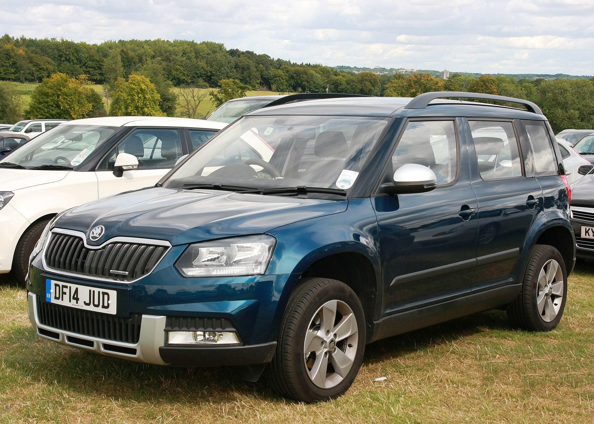Škoda Yeti Greenline, post-2013 facelift, registered July 2014