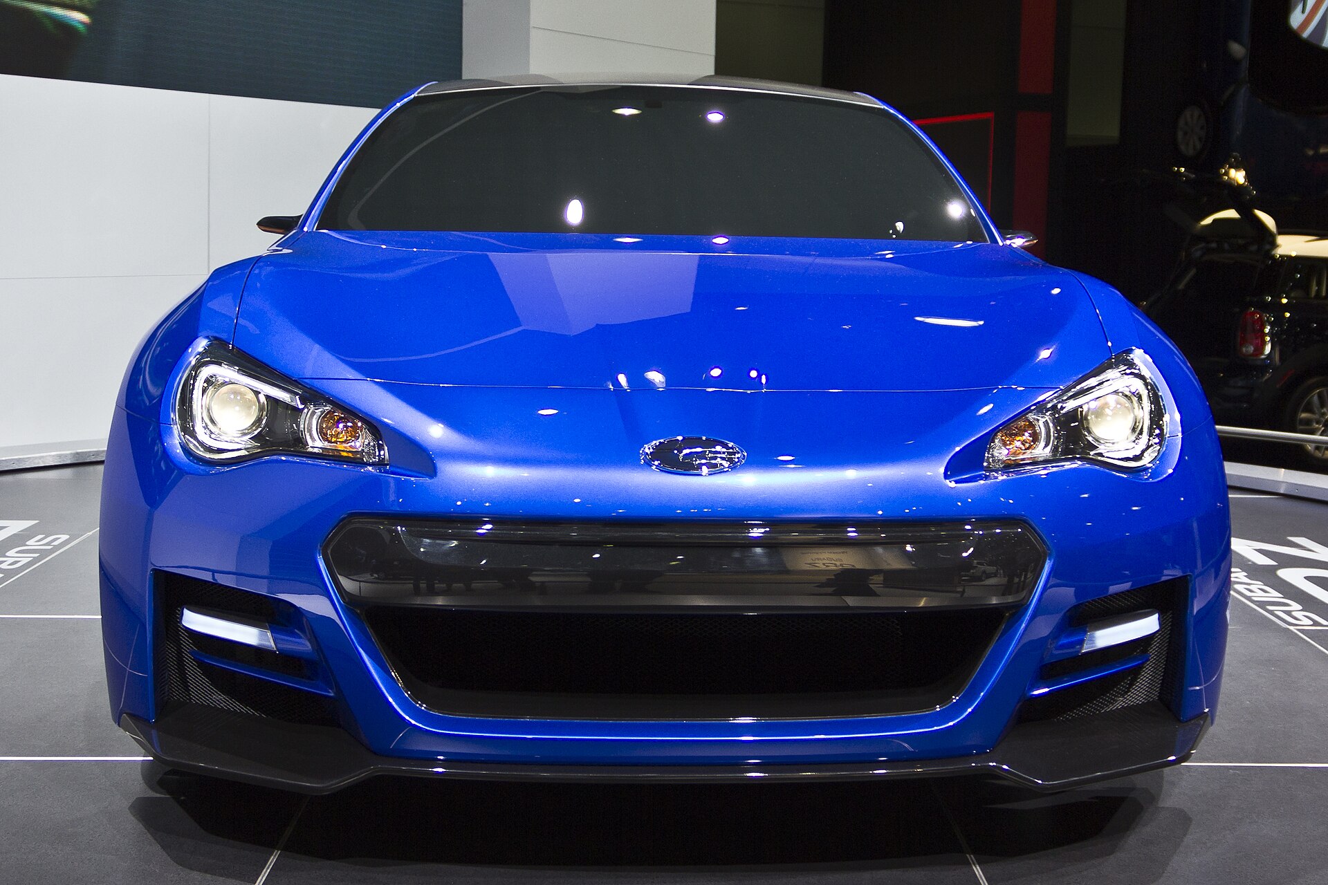 Subaru BRZ Concept - STI at an auto show