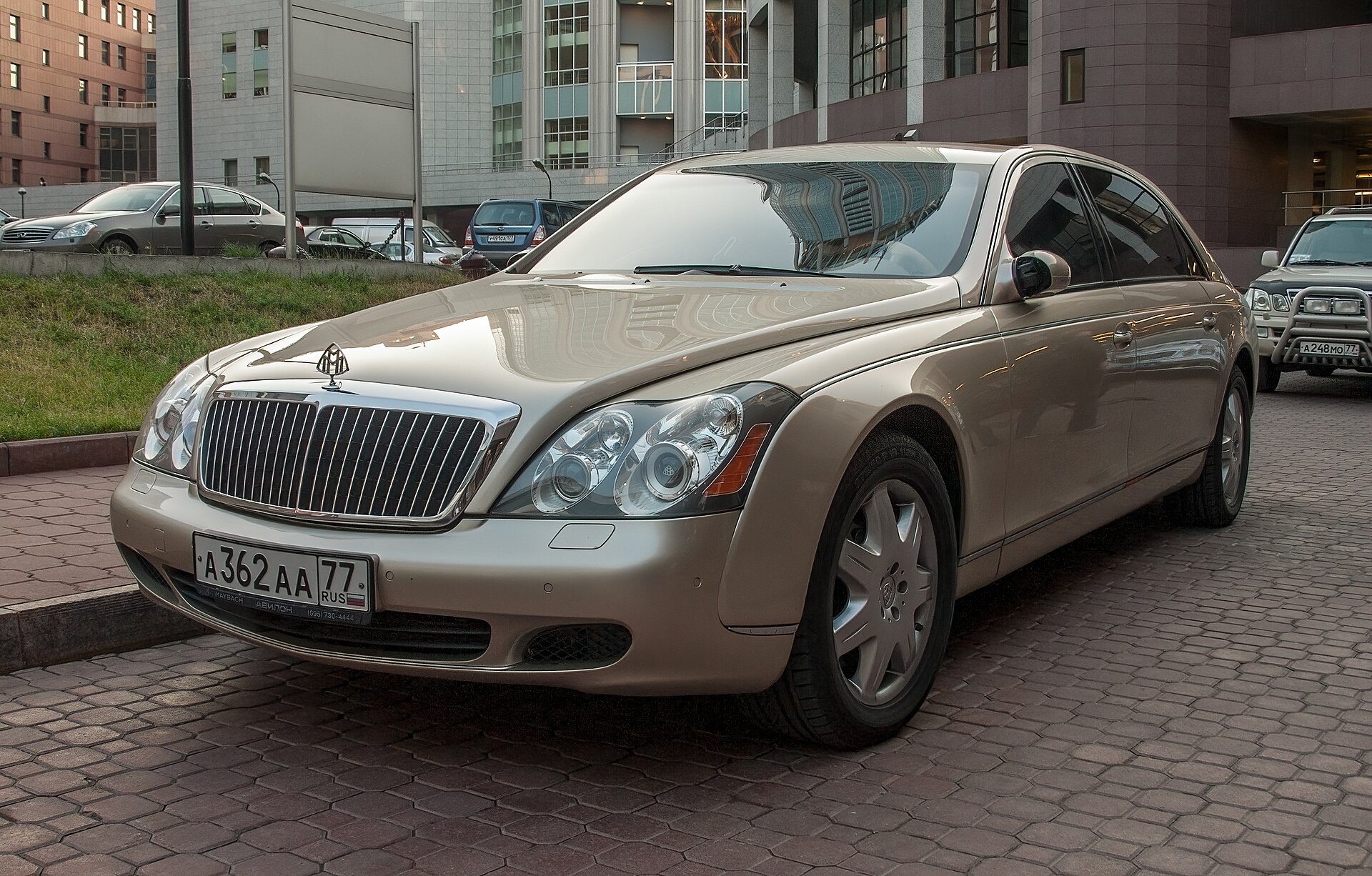 Maybach 62 in Moscow