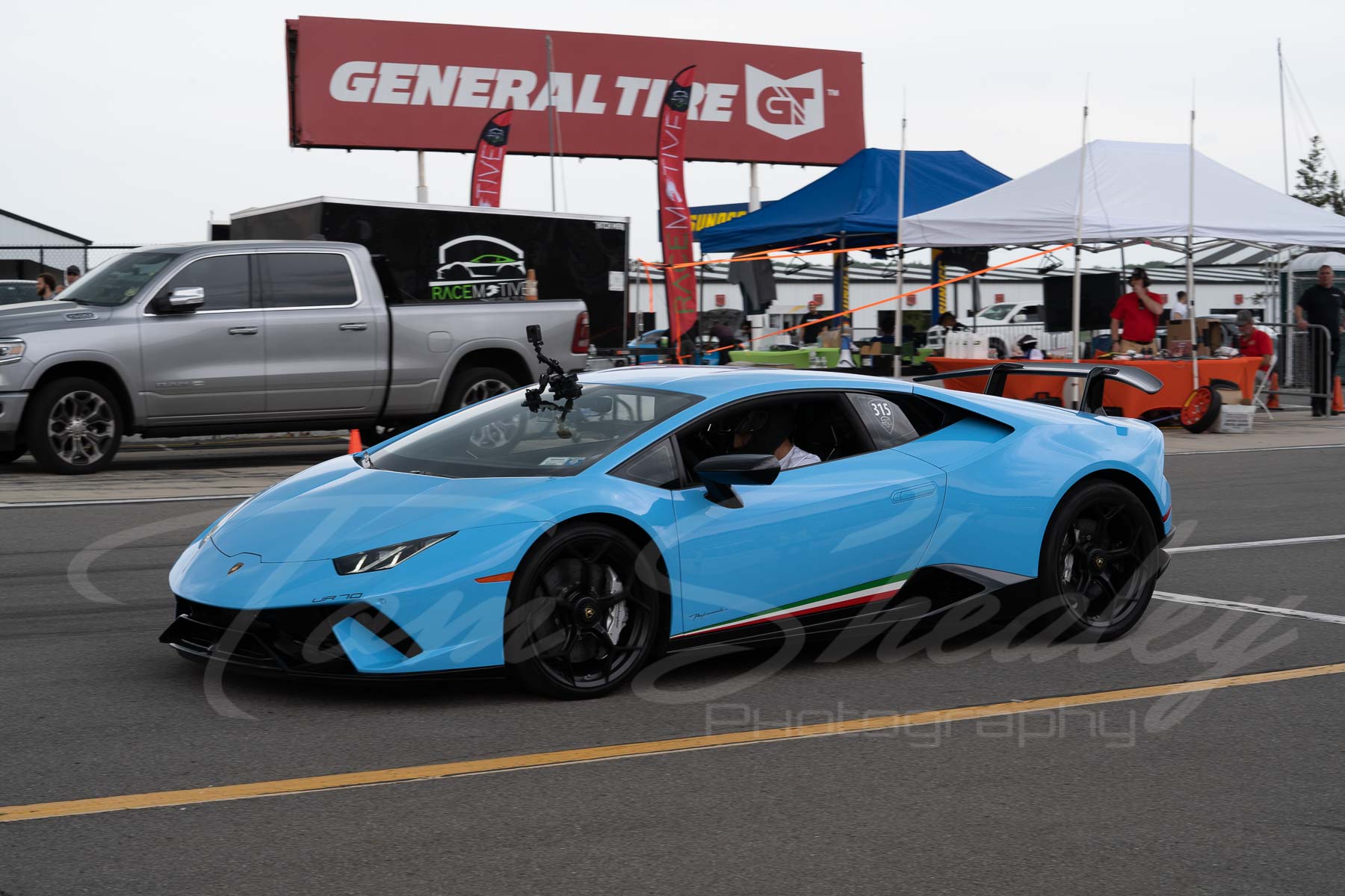 Lamborghini Huracan at Pocono Raceway in 2020