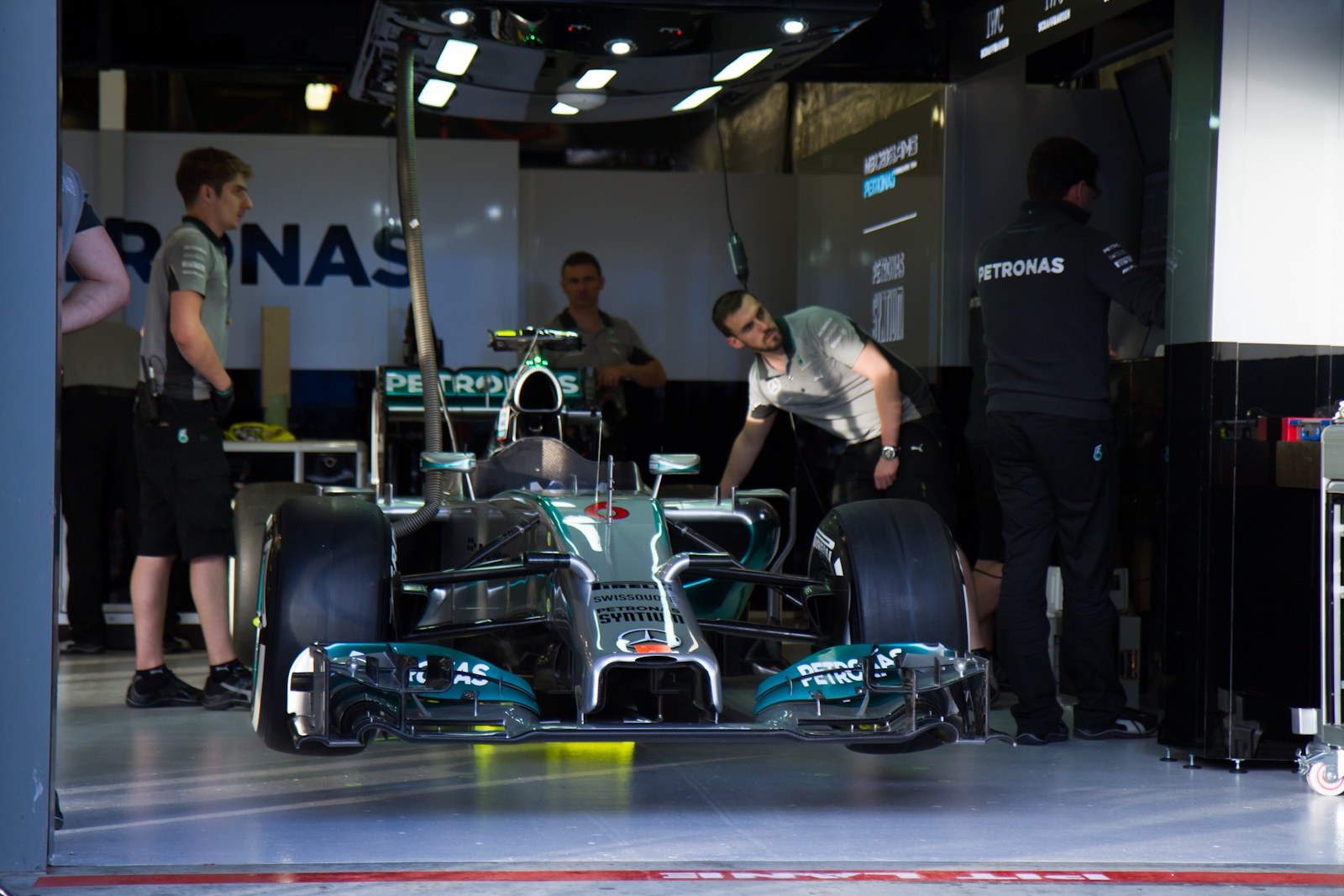 Mercedes F1 W05 at the 2014 Australian Grand Prix in Melbourne.