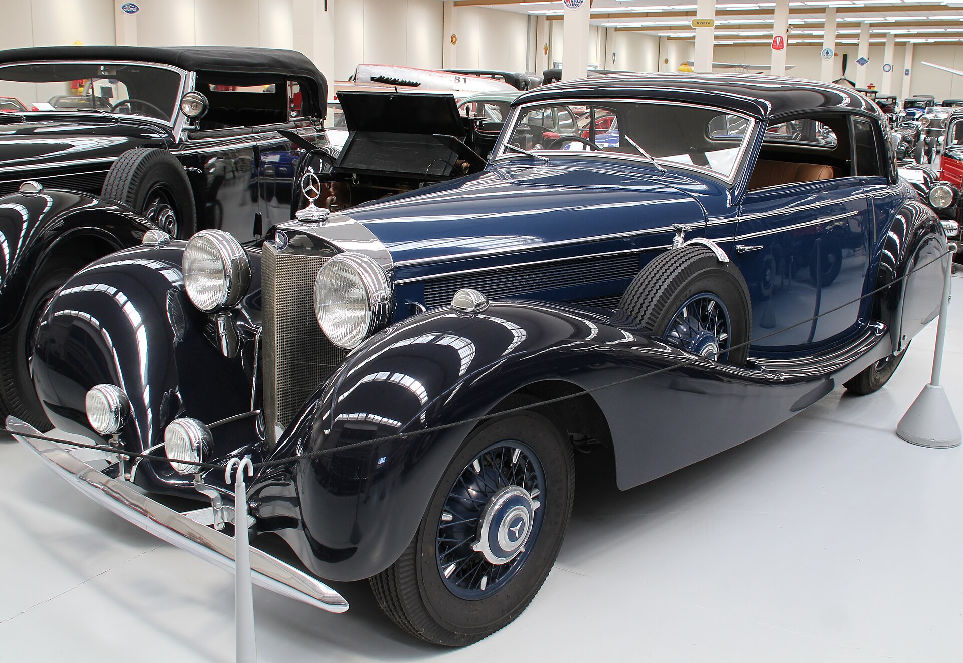 1936 Mercedes-Benz 540K at a car show