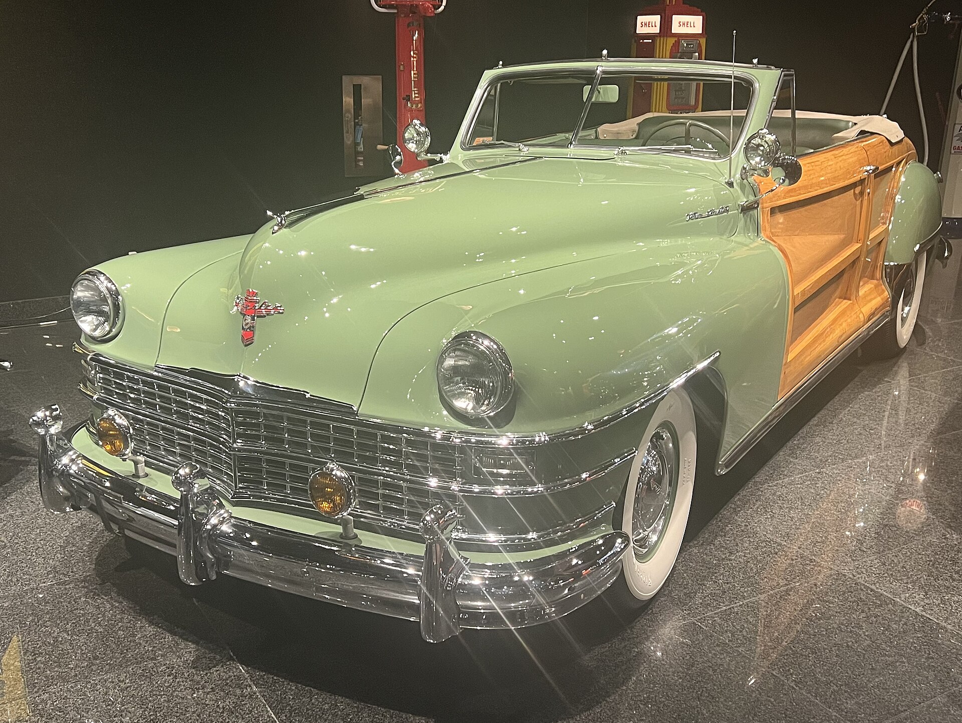 1947 Chrysler Town & Country at the Blackhawk Museum