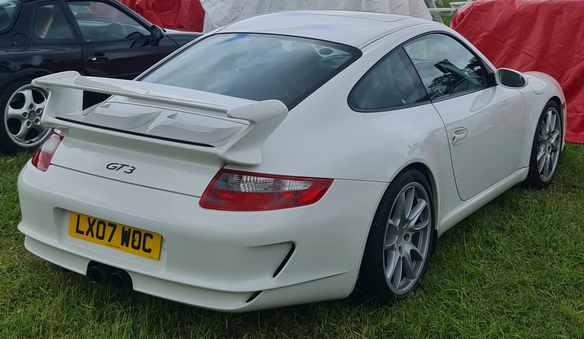 2007 Porsche 911 GT3 (997.1) rear view