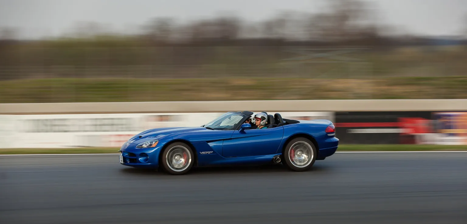 Dodge Viper SRT10 at a track event in France, 2013.