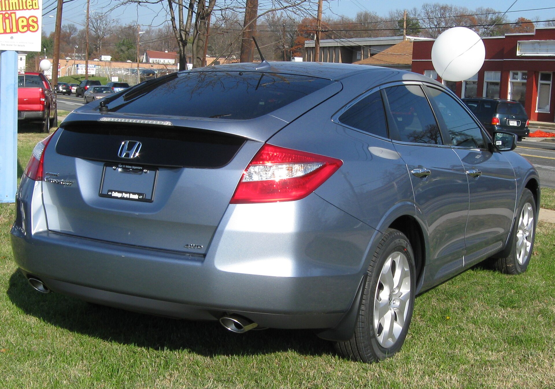 2010 Honda Accord Crosstour, rear view