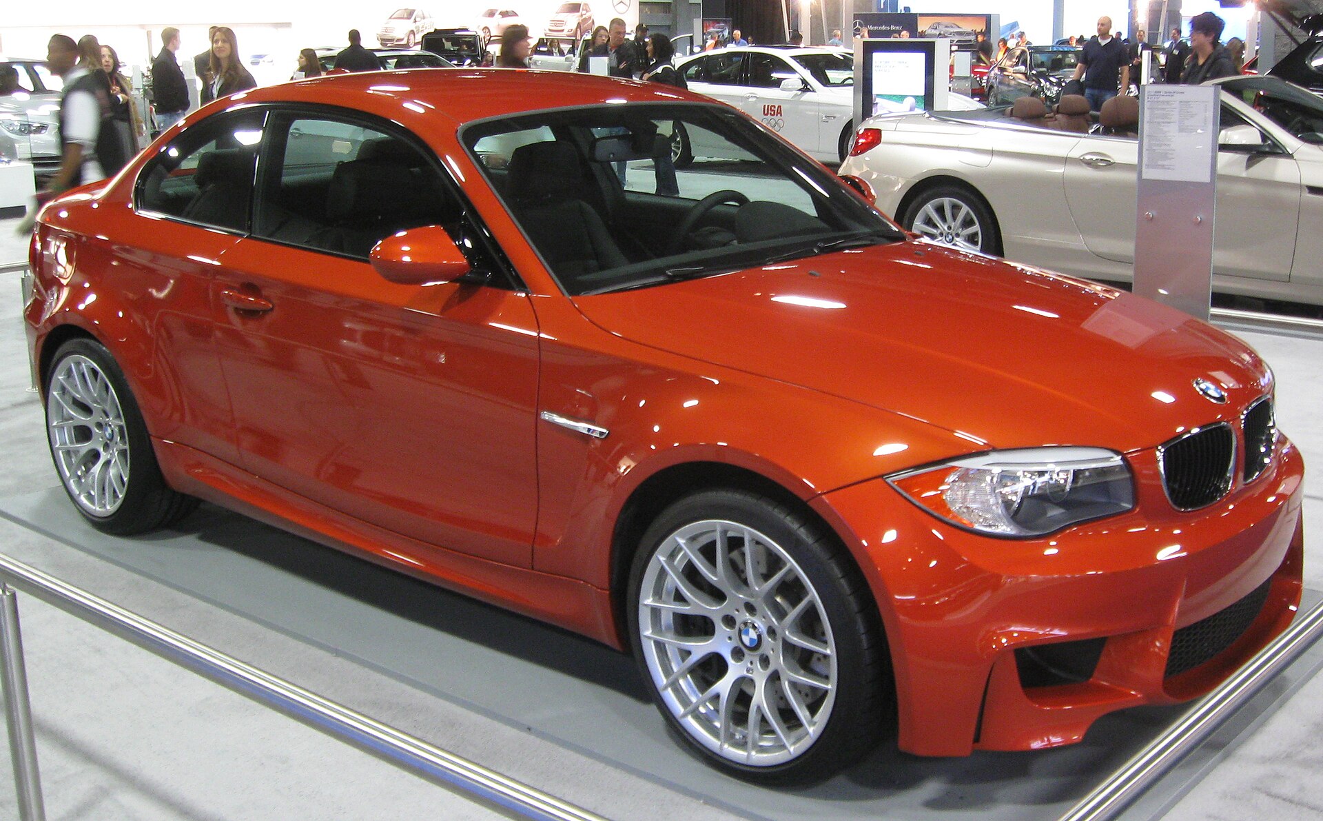 2011 BMW 1 Series M Coupe in white