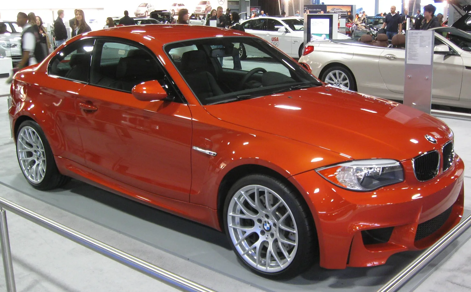 2011 BMW 1 Series M Coupe in white