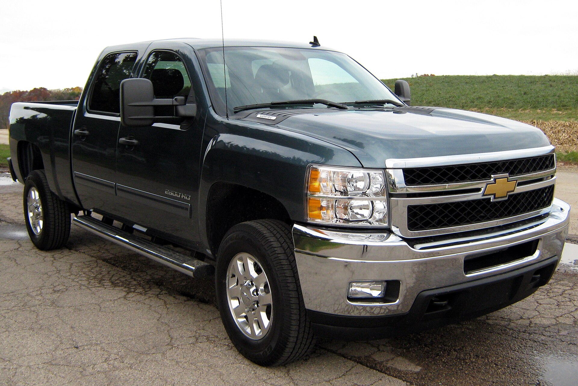 2012 Chevrolet Silverado 2500 photographed for NHTSA