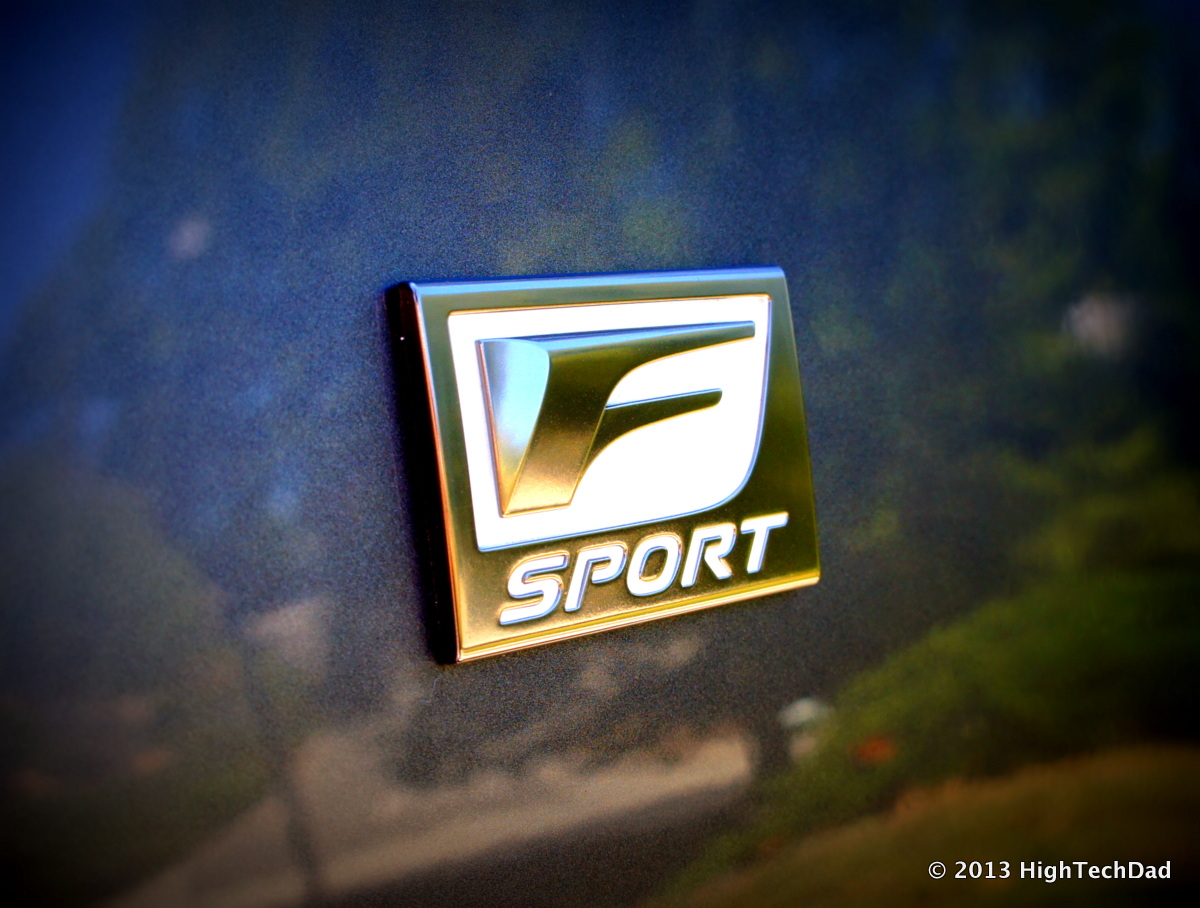 F Sport emblem on a 2013 Lexus LS 460