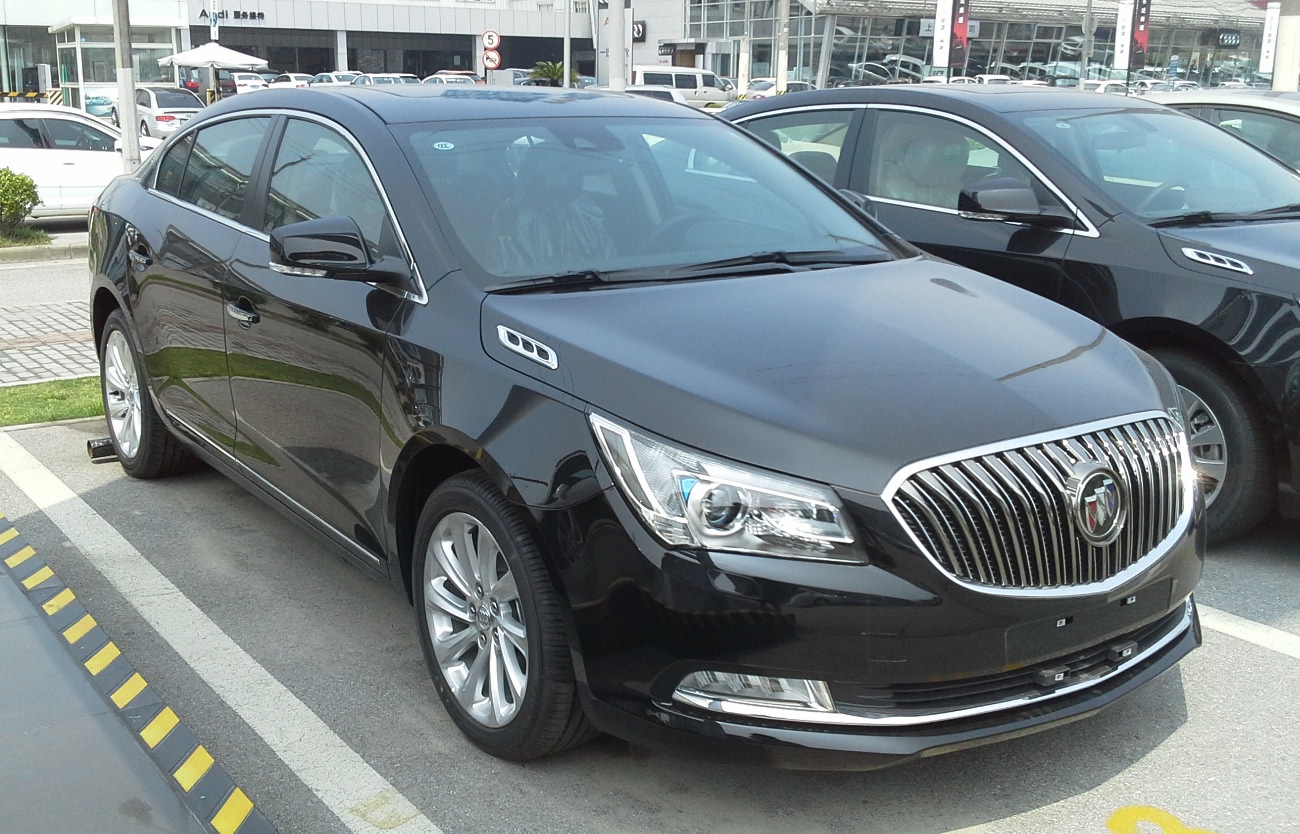 2014 Buick LaCrosse facelift in China, front view